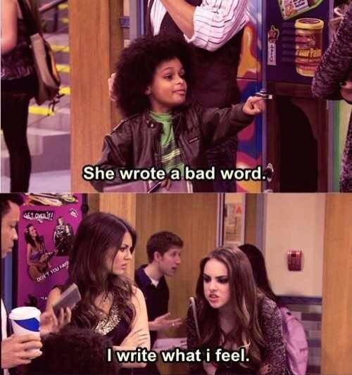 I Write what i feel!