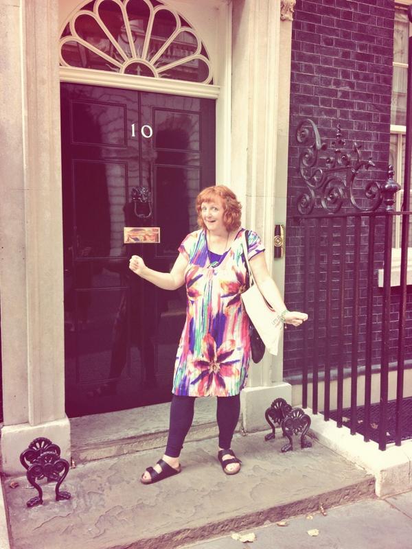 Here I am at no 10 #100mutuals great to meet so many passionate people making a difference to people's lives go on