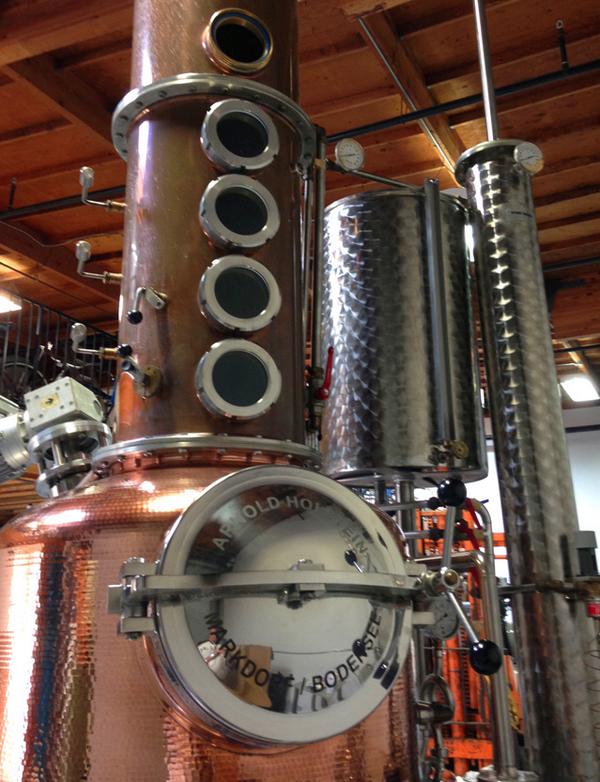 NapaValleyDist's tweet photo. New hardware in the building; won't be long before all the soldiers are lined up for duty on the distillery floor. http://t.co/dt46ION5nY