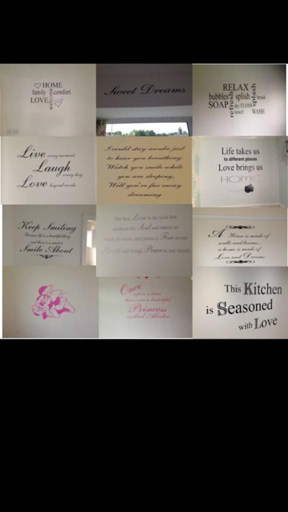 AltSignGraphics's tweet image. Various wall arts, any wording, many colours available from £10. Free local delivery, fitting also available for £2.