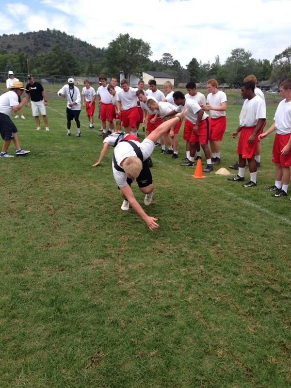 Ross Dietz winning the harness pull. #viperfootball #OneVerrado #Next