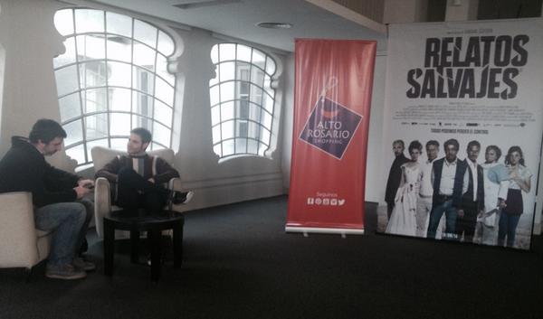 En el hermoso hotel Esplendor Savoy de Rosario, Szifron con Rosario12 <a href="/ShoppingAlto/">AltoRosarioShopping</a>