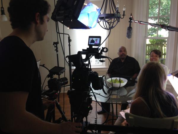 EXPVideo's tweet image. Gene and Melissa telling our crew how @CrumleyRoberts helped them after Gene's car accident.