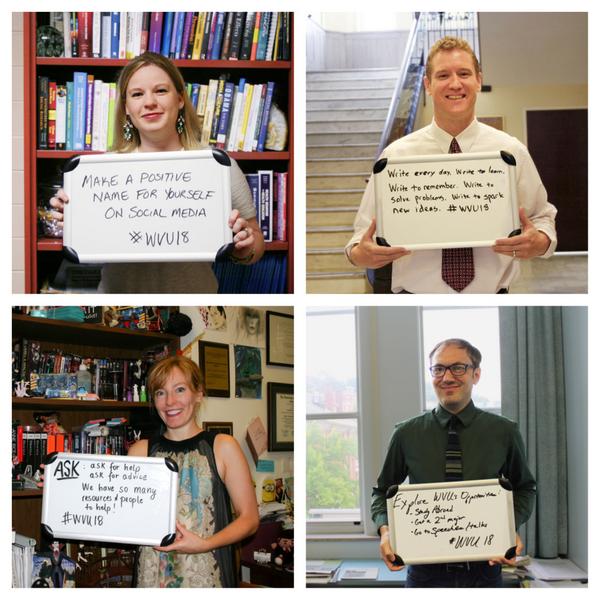 #WVU18, Our professors have taken the time to offer their advice to ensure your experience at WVU is the best!