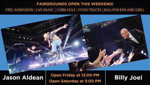 Fairgrounds open this weekend Friday and Saturday! #fairgroundsdc #jasonaldean #billyjoel #natspark #summerconcerts