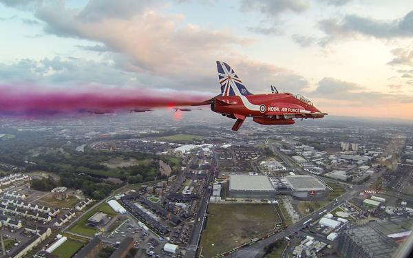 Job done. What beautiful views...A complete privilege! #CommonwealthGames #Reds50