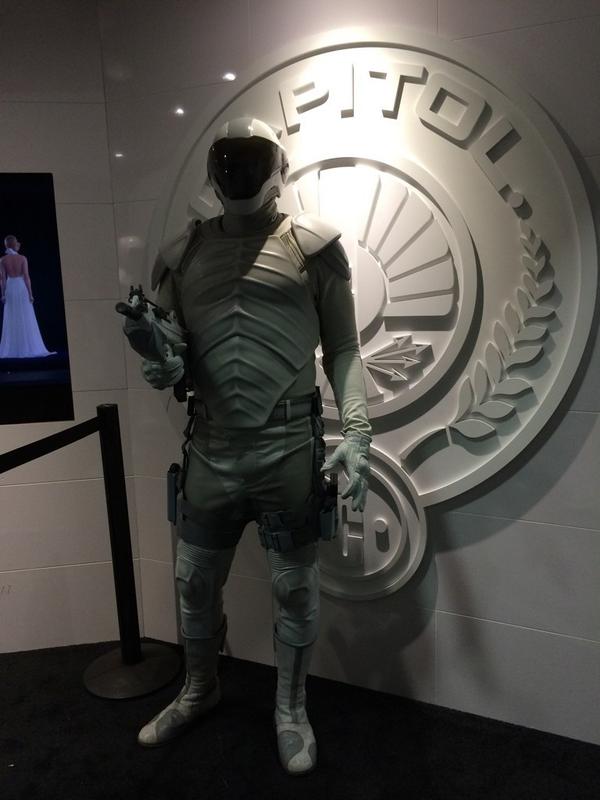 Lionsgate has a great display at their booth this year! #SDCC2014 #HungerGames #Mockingjay