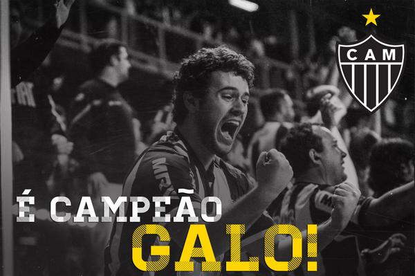 Atletico's tweet photo. Fim de jogo no Mineirão! #Galo 4 x 3 Lanús! O Atlético é  CAMpeãããão da Recopa Sul-Americana 2014!!! http://t.co/isMInOMBdu