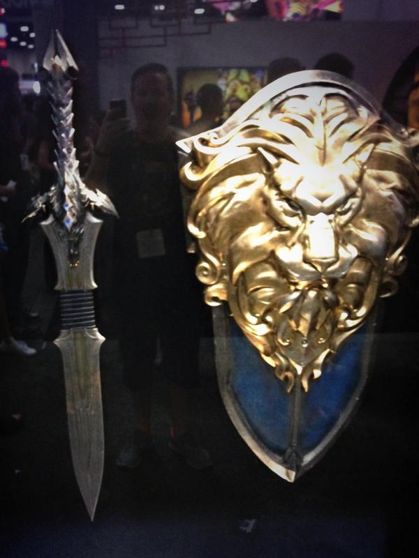 Bashiok's tweet photo. OMG OMG OMG. #SDCC #ForStormwind #WarcraftMovie http://t.co/fjChSJq9iC