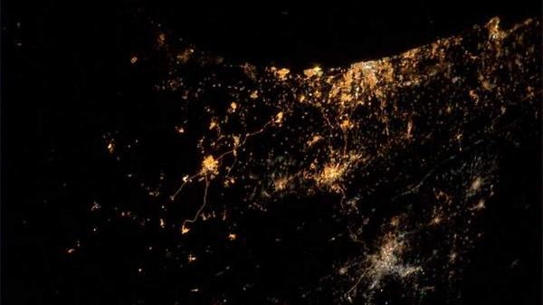 SBSNews's tweet photo. 'My saddest photo yet': Astronaut tweets Gaza conflict from space  http://t.co/LlRdVncRSq (Pic: @Astro_Alex) http://t.co/rnjEwoDNvf
