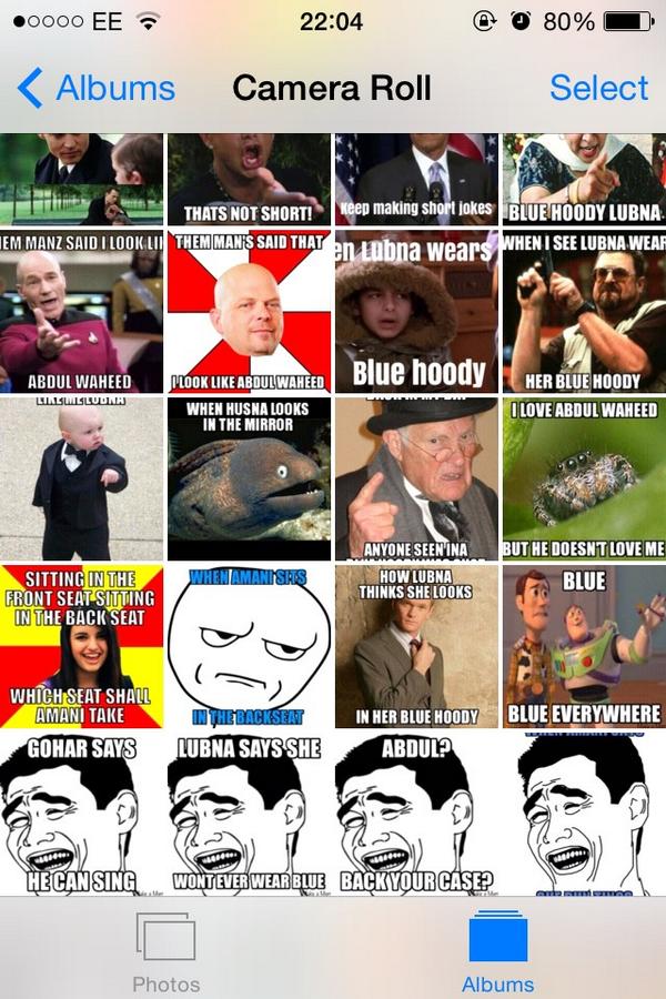 notamaniii's tweet image. Camera roll is basically filled with personalised memes.. #groupchatproblems