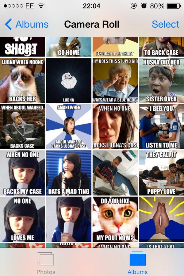 notamaniii's tweet image. Camera roll is basically filled with personalised memes.. #groupchatproblems