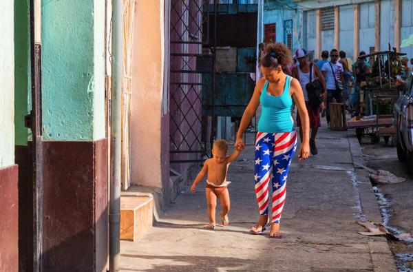 El pueblo cubano no odia a los Estados Unidos. Todo es una pantalla del régimen. #Cuba