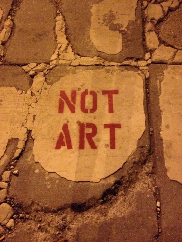 #PZC2014 #Howard Gardner said today the question is not what is art but when it's art?