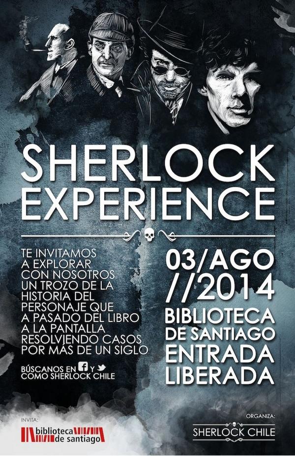 Soredar's tweet photo. 03 DE AGOSTO - BIBLIOTECA DE SANTIAGO. #SherlockExperience http://t.co/wcacVNBKHz