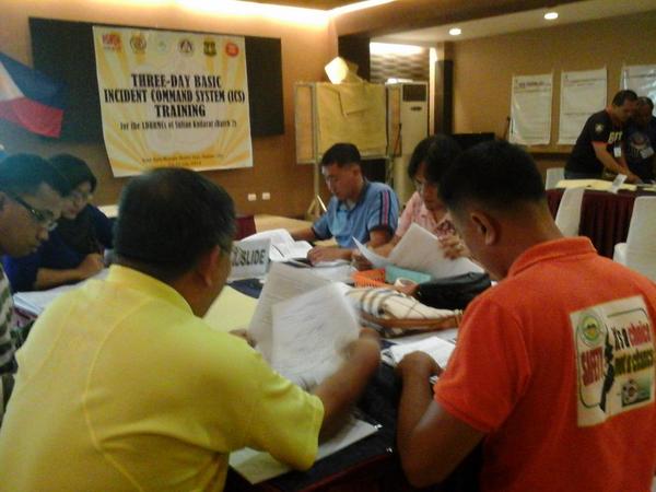PcrSultan's tweet photo. PD SKPPO actively participates during workshops in the Incident Command System Training. http://t.co/MIy6QnVzgT