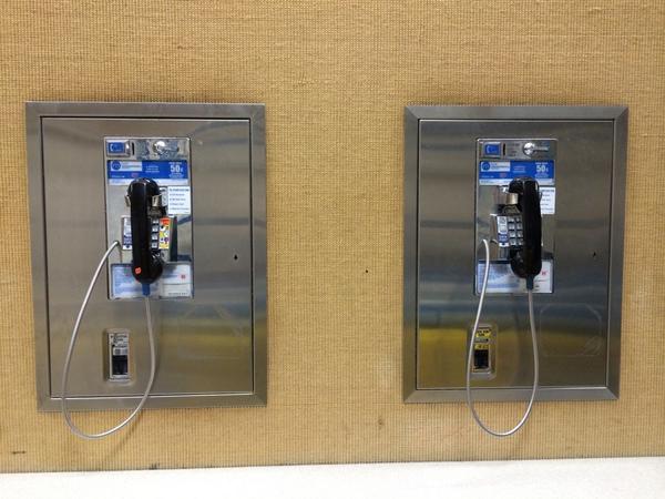 markbenno's tweet image. Haven&apos;t seen a pay phone bank in a long time. Did a double take.