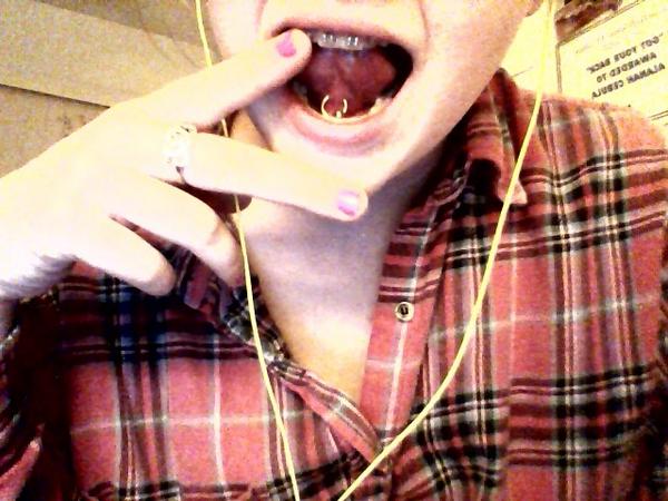 Lanahbug14's tweet photo. Im in love <3 #webpiercing http://t.co/kesrsW9Sow