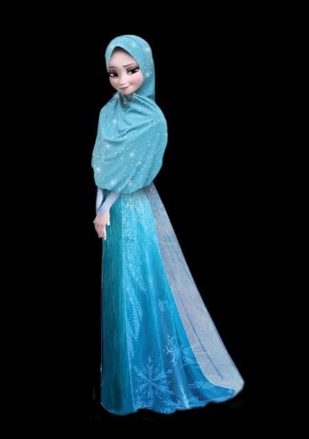 hijab frozen