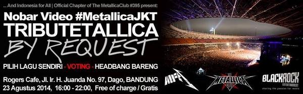 buat yg mau #menolaklupa #MetallicaJkt
marii merappattt \m/