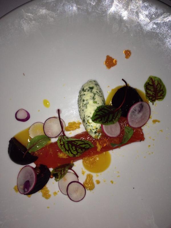 RenggerJason's tweet image. Petuna Ocean Trout presented beautifully at @RickysNoosa
