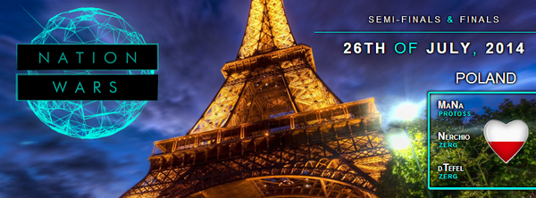 This Saturday Nerchio, Mana and me are going to play NationWars in France. First (semifinal) match vs Norway!