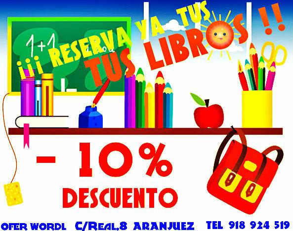 OFERWORLD's tweet image. @OFERWORLD TU LIBRERÍA EN ARANAJUEZ