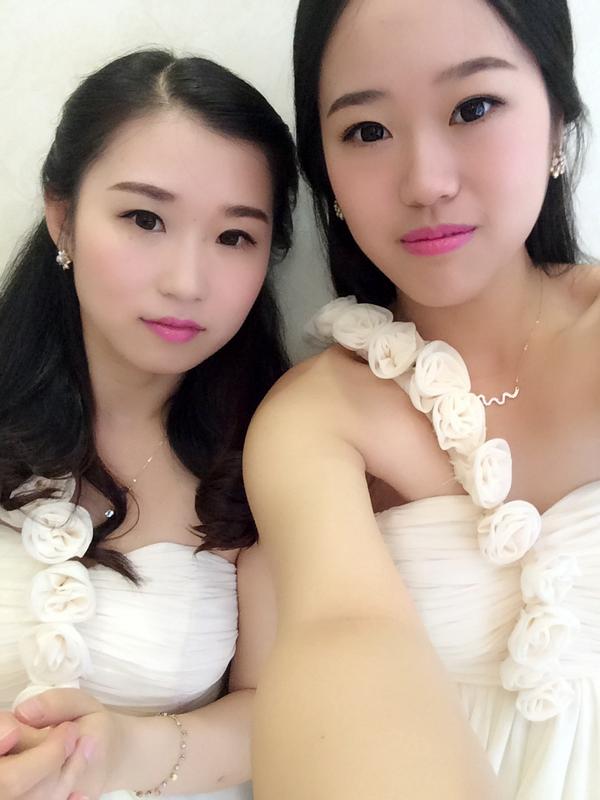 The first time to be a bridemaid~