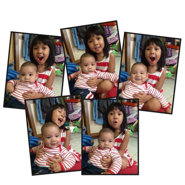 Cal1uL4's tweet photo. Red &amp; White baby Tirta n kaka Airin @MothercareIndo #TUMKidsInMC http://t.co/k6mjndaHqv