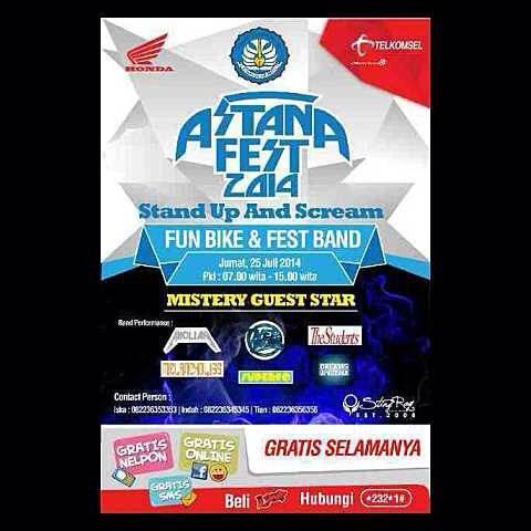 Besok!!! Di SMAN 8 Denpasar , kita main jam 13.00. Banyak band-band keren. Be there