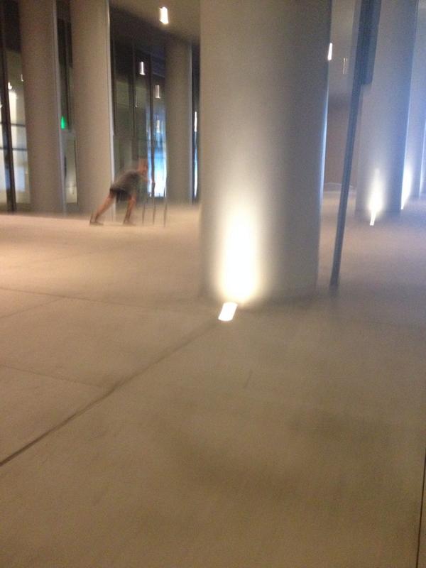 staceygresham's tweet image. Know your at a PT conference when people actually stretch after they run