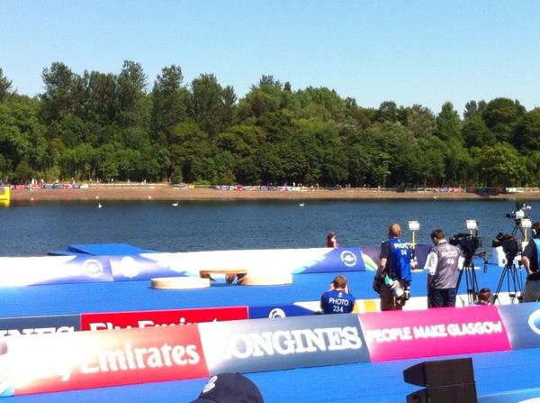 ianhicks77's tweet photo. Just waiting for medal ceremony. England on top of Commonwealth medal table!! #glasgow2014 #2014triathlon http://t.co/z6H8UYuo6n