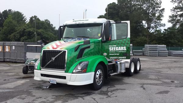 SeegarsFence's tweet photo. @VolvoTrucks Loving our new truck! http://t.co/bJdGuZ3XNK
