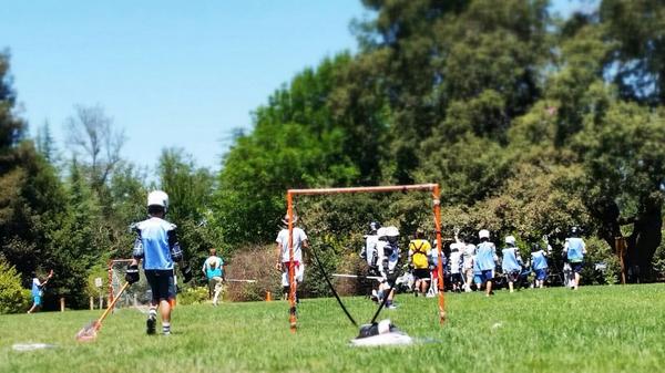 Train up the next generation you must. For Lax Camp, summertime is, hmm, yes