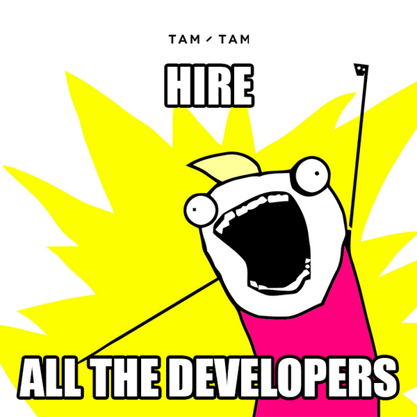TamTamNL's tweet photo. Help jij ons aan een back- of front-end held?
http://t.co/GCkvrhucZB http://t.co/aYDeD5NYrM