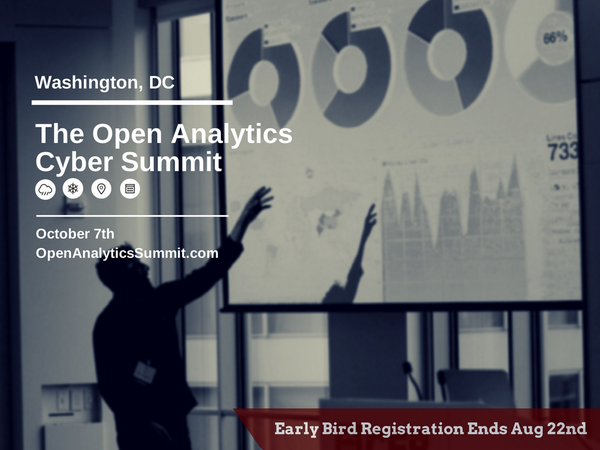 Open_Analytics's tweet image. Registration for the Open Analytics #Cyber Summit is now open. Don&apos;t miss out...sign up today! openanalyticssummit.com/open-analytics…