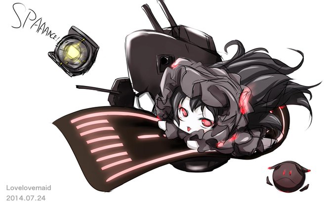 叫んだのは青い方だったっけ?忘れた #艦これ版深夜の真剣お絵描き60分一本勝負 