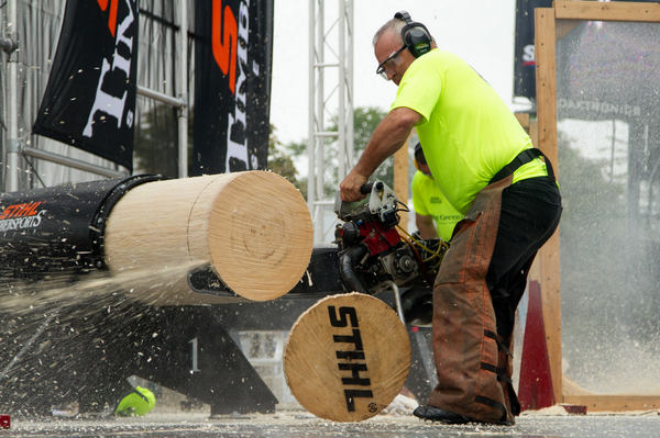 ontario_indy's tweet photo. The @STIHLCanada @Timbersports athletes brought the adrenaline to #2inTO! Thanks for coming to #2inTO! http://t.co/rRQoK8MkkS