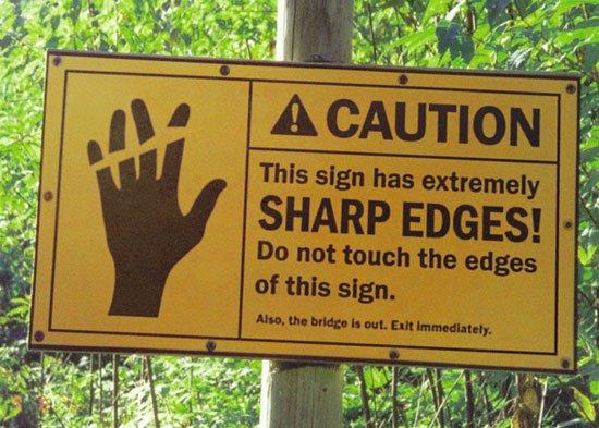 Sharp Edges Don't Touch tinyurl.com/p9962sr