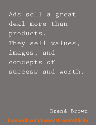 lfpublicity's tweet photo. Ads sell a great deal more than products... #publicity @LessonsNetwork http://t.co/nPPq9Sk4aa