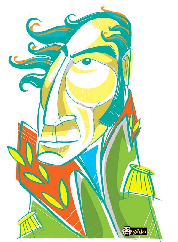 EdoSanabria's tweet photo. Caricatura EDO: Bolívar http://t.co/dj1uqZV7CP