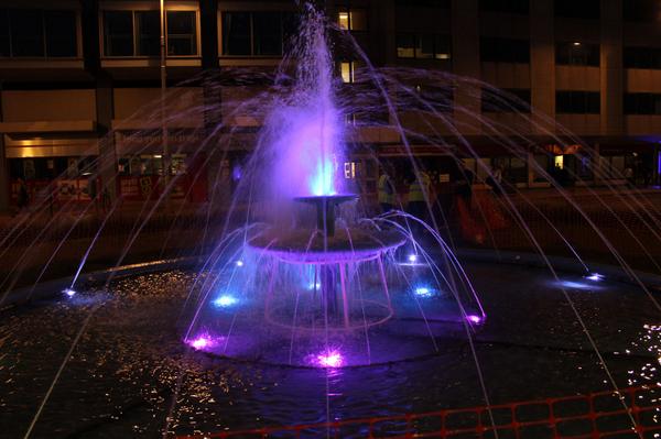 This Saturday the Illuminated Cycle group arrive at the roundabout at 21:15 for a 'switching on' ceremony at 21:30.