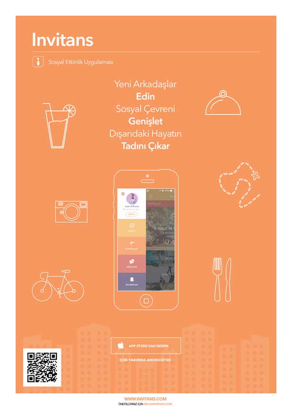 Invitans ile dışarıdaki hayatın tadını çıkarmaya başla! #invitans #eğlence #etkinlik #app #uygulama