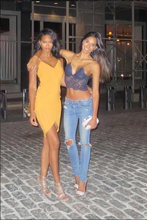 Thingsmodelsluv's tweet photo. We love model BFFS…especially when they're @chaneliman &amp; @HeidyDelaRosa! See more at http://t.co/qojHk5n41Q http://t.co/c8ndewJmKT