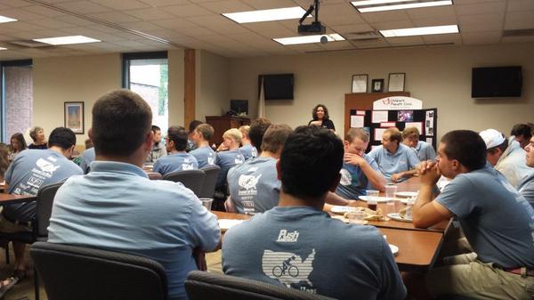 ZetaPiAlumni's tweet photo. @JOHtrans team learning about the great services offered by The Children's Therapy Clinic http://t.co/eUl76GGOls