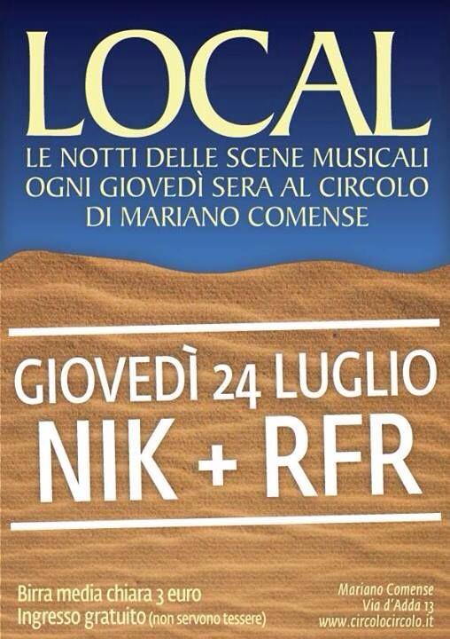 NikOfficial1's tweet photo. Per la prima volta in acustico con TUTTA la band! Al circolo di Mariano! #irrealetour http://t.co/13OWnilbz0