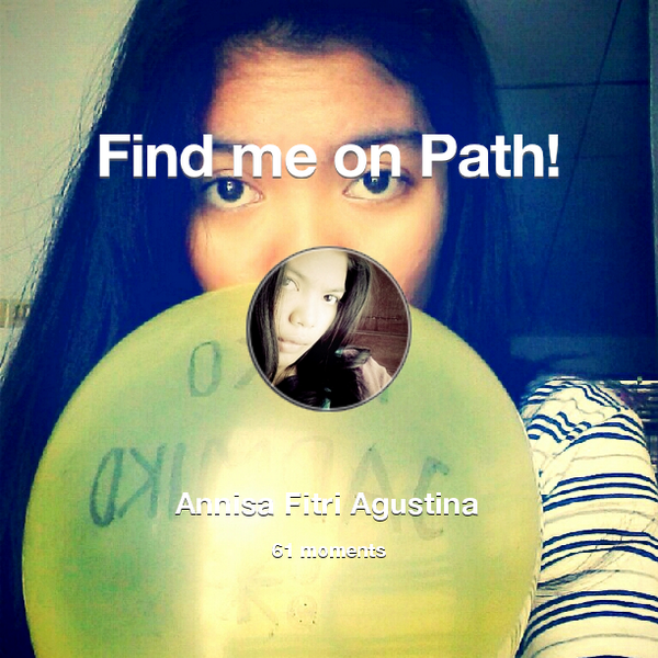 annisafitri_a's tweet photo. I've shared 61 memories with my friends on #Path - see them now at http://t.co/TuVb90vKIJ! #thepersonalnetwork http://t.co/VFCU3PImht