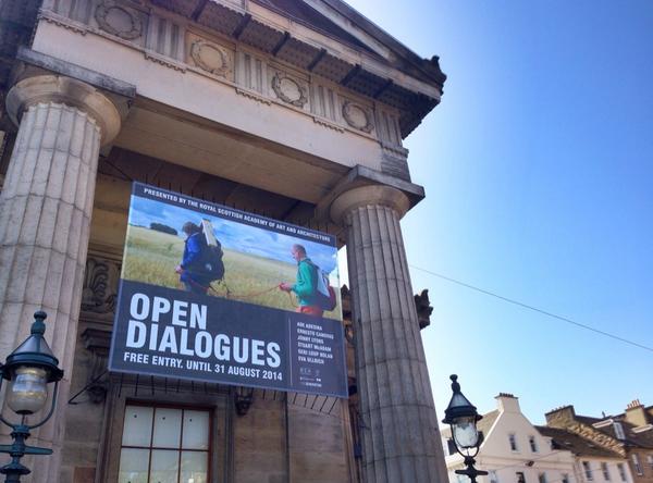EvaUllrich's tweet image. Nearly halfway through our show #OpenDialogues @RoyalScotAcad as part of @genartscot .....well worth a visit!