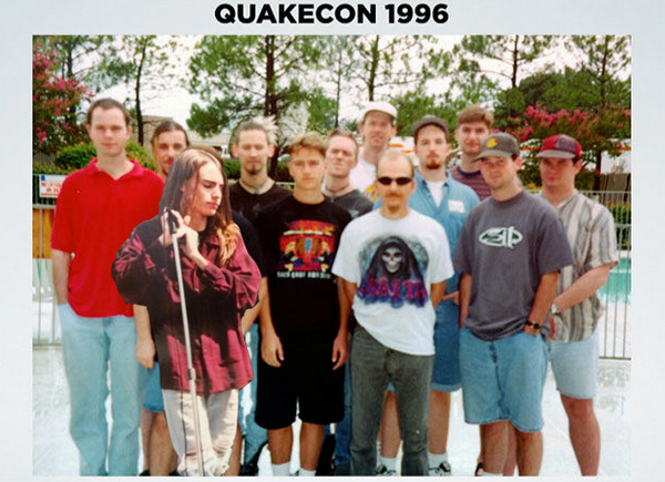 dootmatt's tweet photo. Me At @QuakeCon circa 1996. @OldYorkmatt http://t.co/Fbc3UFrltW
