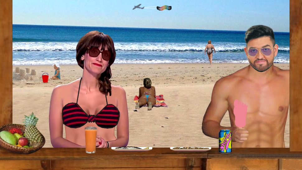 El Musgo Negro："Ana Morgade &amp; Manu Sánchez en playa. #Zapeando167 @zapeandola6 @ana_morgade @_ManuSanchez_ #VacacionesConZapeando http://t.co/dyaRgLrpPN" / Twitter
